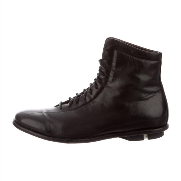 Bruno Magli Mens leather Lace-up boot. - Picture 6 of 7